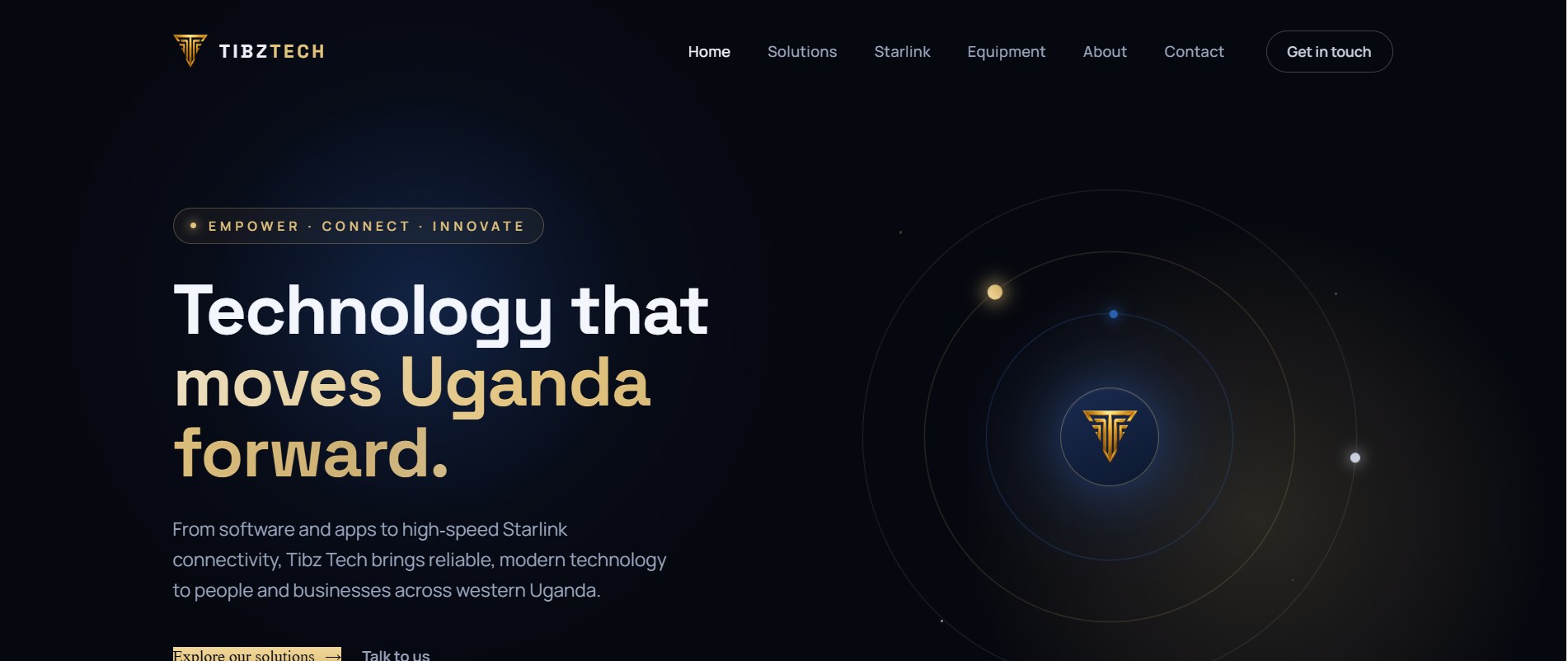 A website built by Tibz Tech